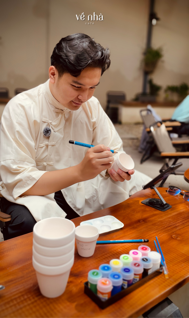 Cafe Quận 7 - Workshop Vẽ Chậu 39K rất được giới trẻ yêu thích
