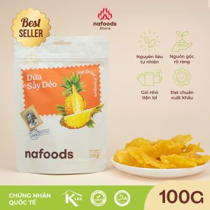 TRÁI CÂY SẤY - DỨA SẤY DẺO NAFOODS